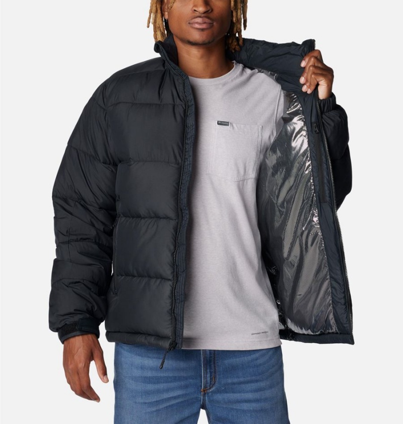 Columbia Pike Lake II Insulated Men's Puffer Jacket Black | THJYZI-801