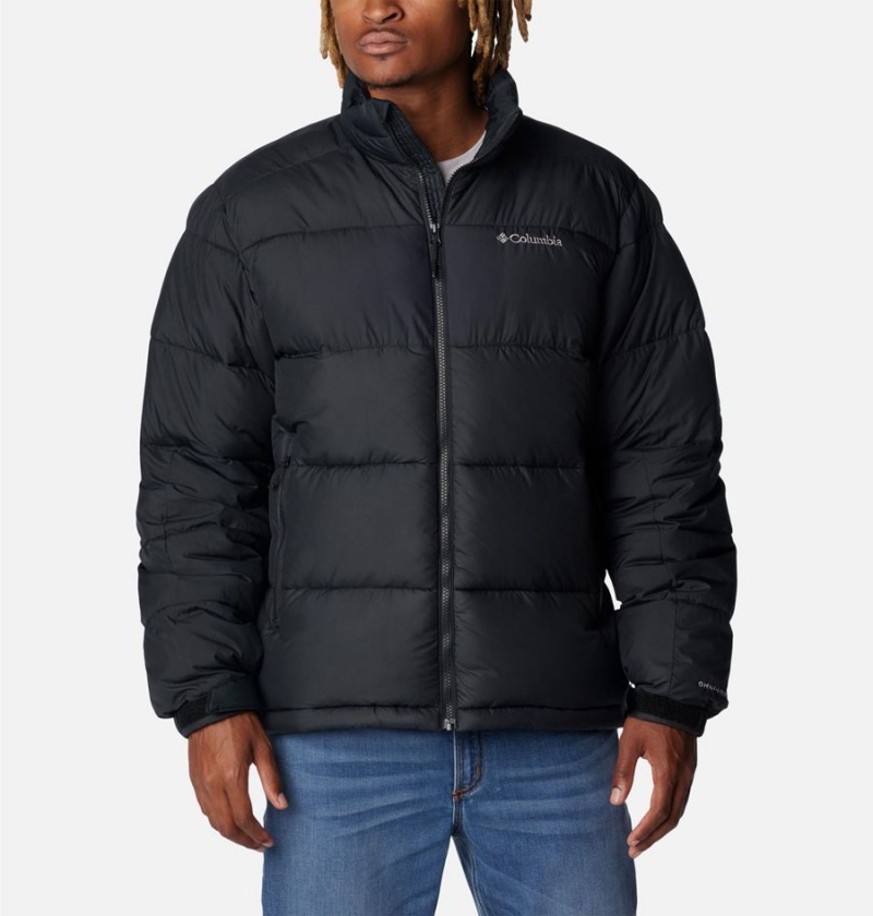Columbia Pike Lake II Insulated Men\'s Puffer Jacket Black | THJYZI-801