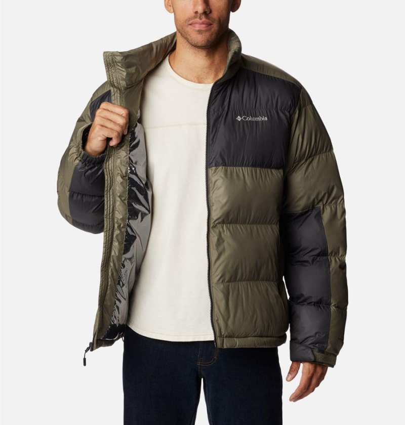 Columbia Pike Lake II Insulated Men's Puffer Jacket Green | NCZFRD-583