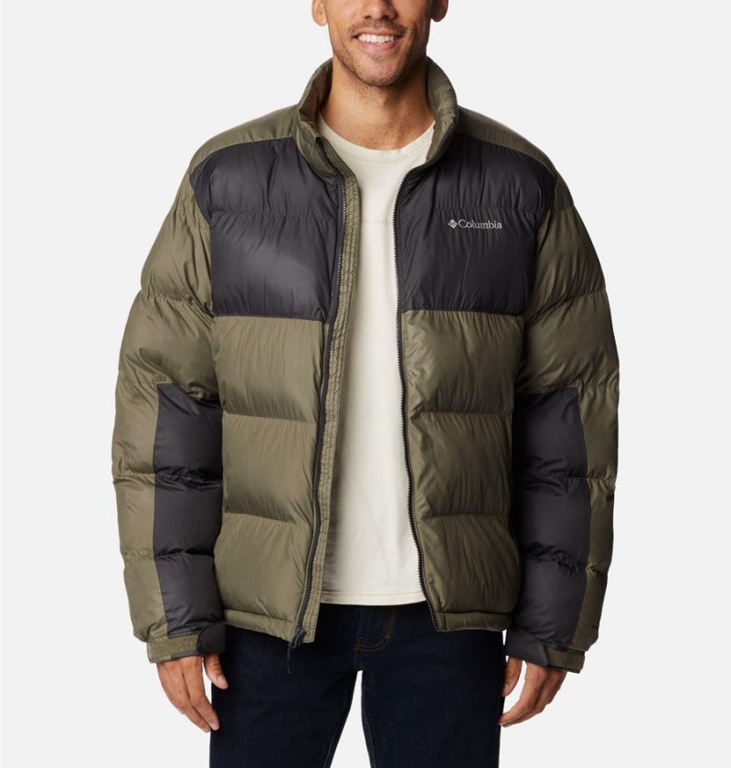 Columbia Pike Lake II Insulated Men's Puffer Jacket Green | NCZFRD-583
