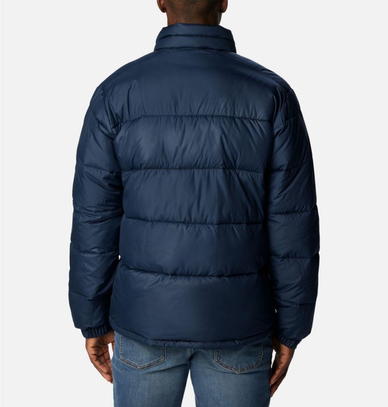 Columbia Pike Lake II Insulated Men's Puffer Jacket Navy | UKYGTF-368