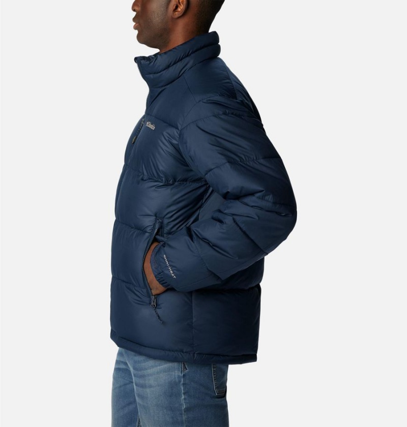 Columbia Pike Lake II Insulated Men's Puffer Jacket Navy | UKYGTF-368