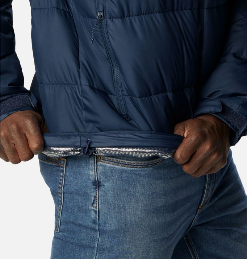 Columbia Pike Lake II Insulated Men's Puffer Jacket Navy | UKYGTF-368