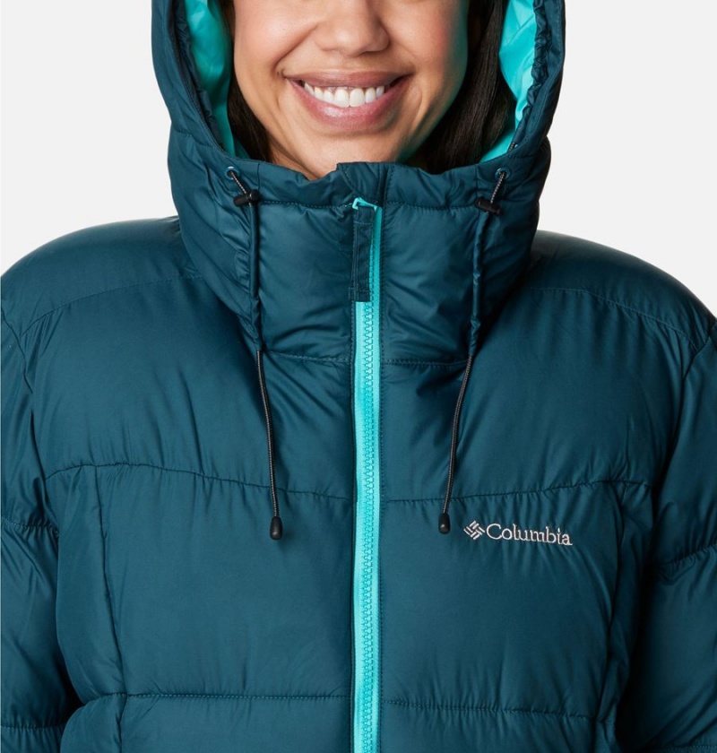 Columbia Pike Lake II Insulated Women's Puffer Jacket Turquoise | NJUEOZ-193