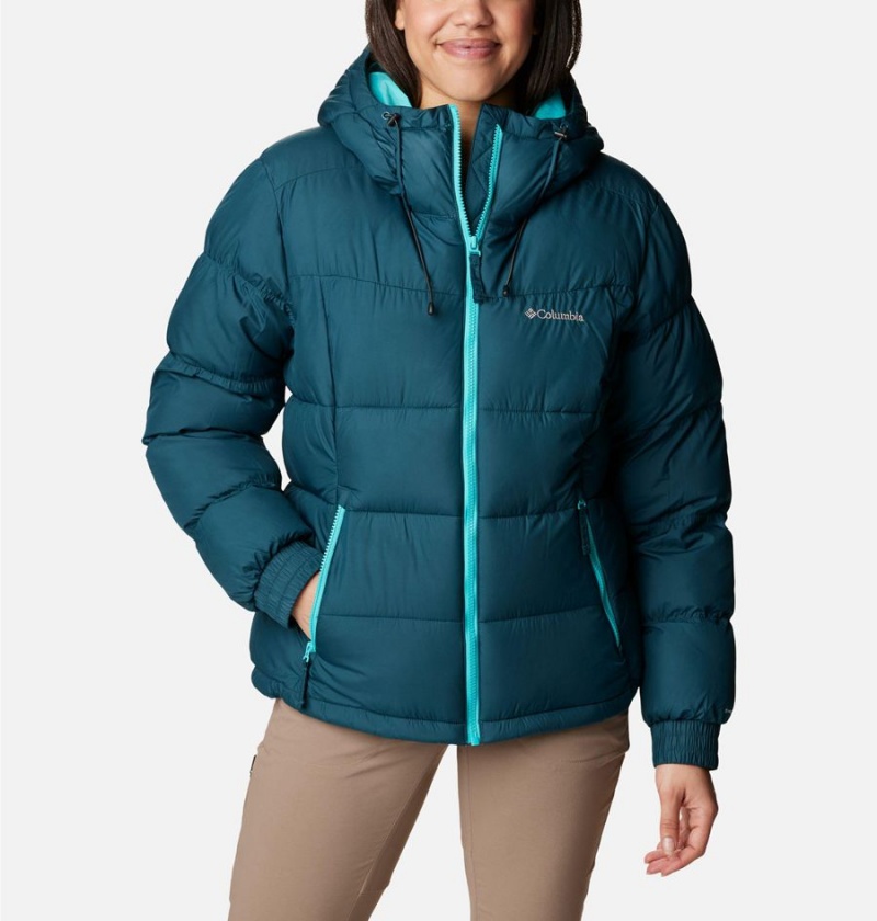 Columbia Pike Lake II Insulated Women\'s Puffer Jacket Turquoise | NJUEOZ-193