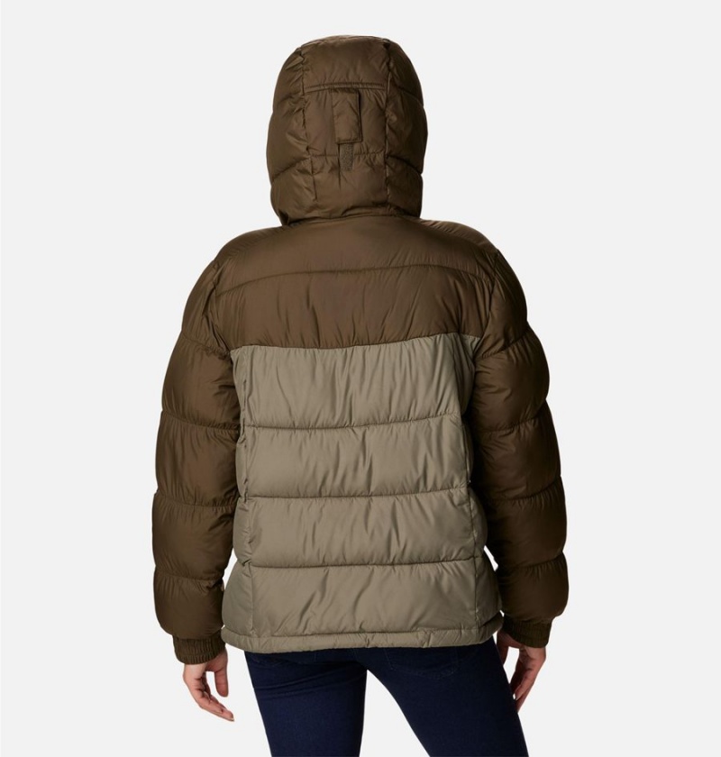 Columbia Pike Lake II Insulated Women's Puffer Jacket Olive | RMKNIB-157