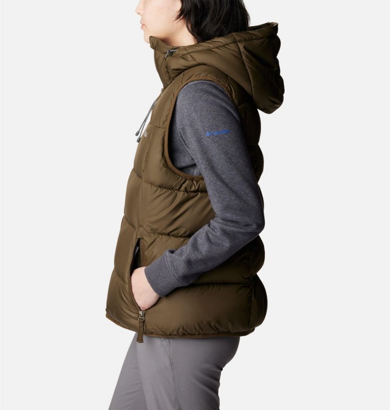Columbia Pike Lake II Insulated Women's Vest Olive | FZXMGB-961