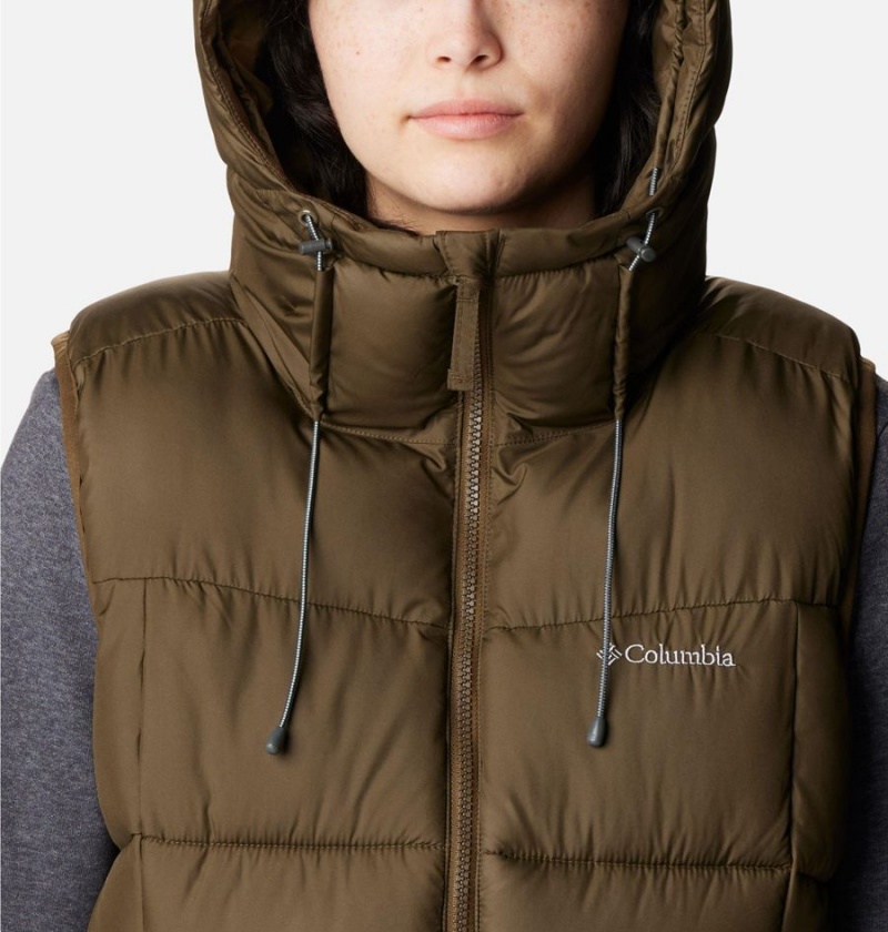 Columbia Pike Lake II Insulated Women's Vest Olive | FZXMGB-961