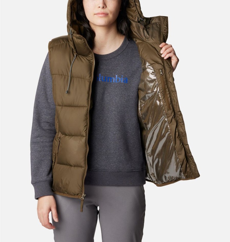 Columbia Pike Lake II Insulated Women's Vest Olive | FZXMGB-961