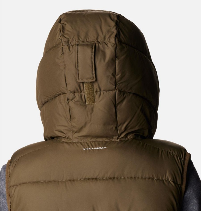 Columbia Pike Lake II Insulated Women's Vest Olive | FZXMGB-961