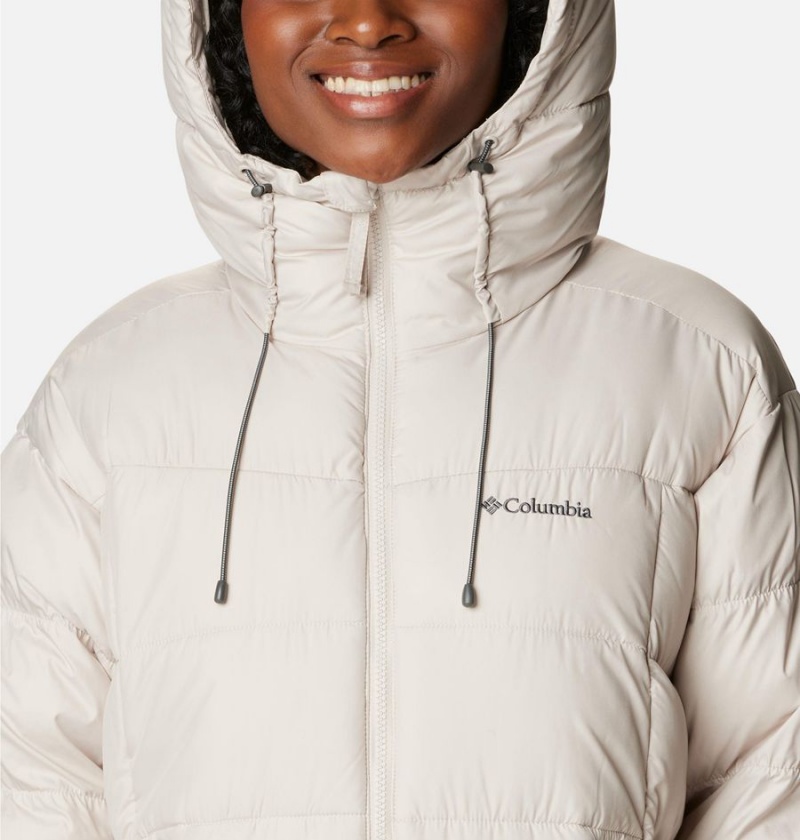 Columbia Pike Lake II Long Women's Puffer Jacket White | HUFSGV-139