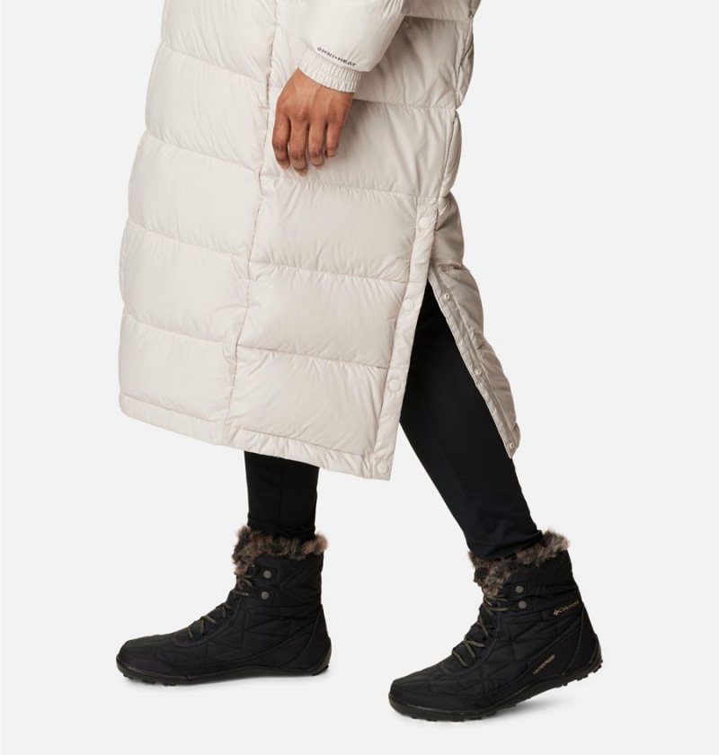 Columbia Pike Lake II Long Women's Puffer Jacket White | HUFSGV-139