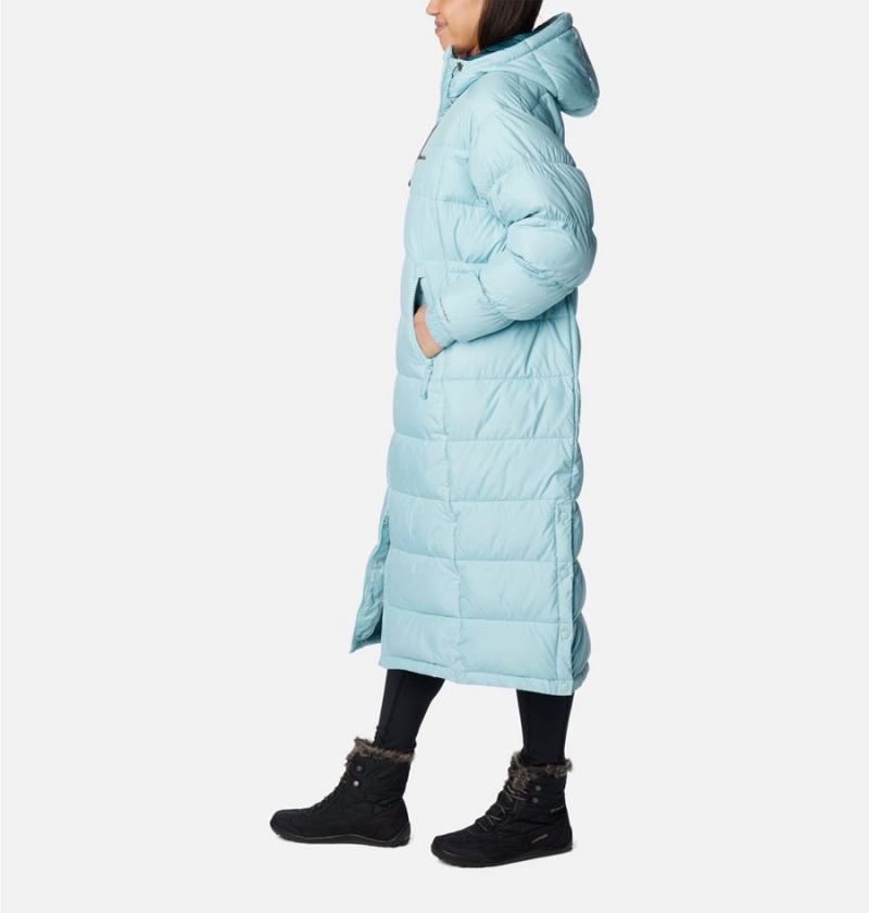 Columbia Pike Lake II Long Women's Puffer Jacket Turquoise | SIAMYB-854