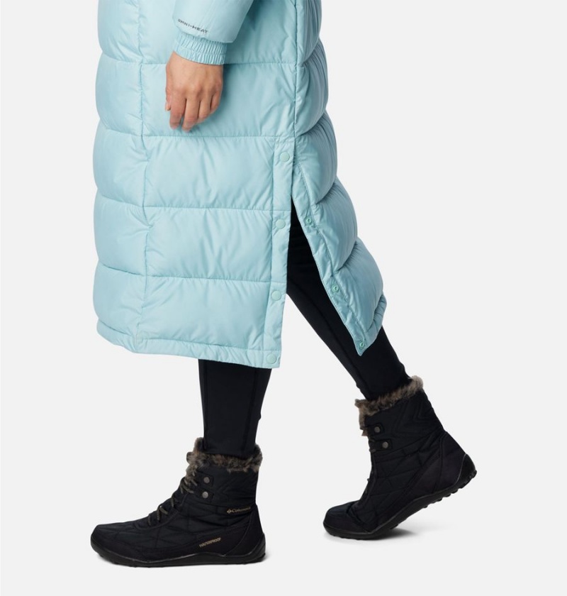 Columbia Pike Lake II Long Women's Puffer Jacket Turquoise | SIAMYB-854