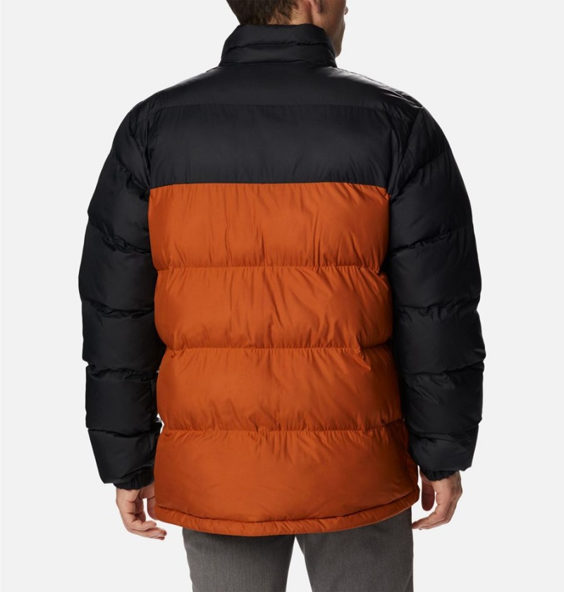 Columbia Pike Lake Insulated Men's Puffer Jacket Orange | EYXLGK-038