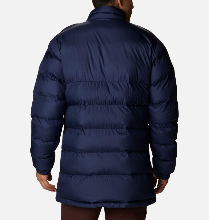 Columbia Pike Lake Mid Insulated Men's Puffer Jacket Navy | CJYVGL-534