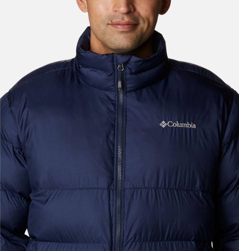Columbia Pike Lake Mid Insulated Men's Puffer Jacket Navy | CJYVGL-534