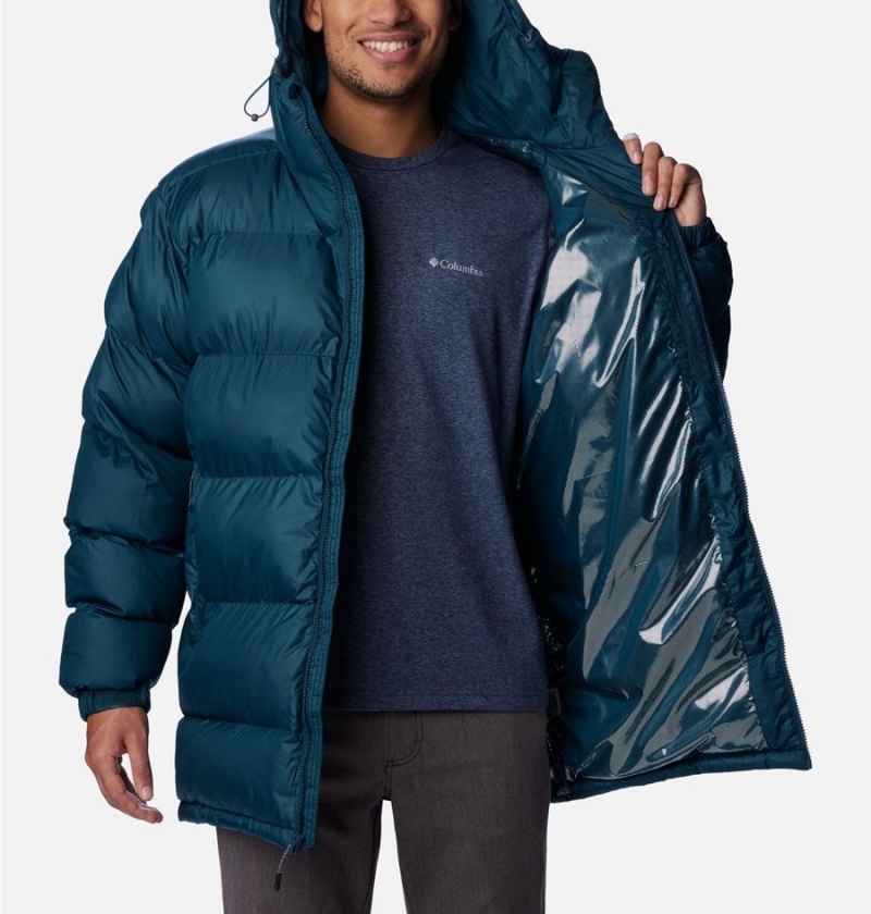 Columbia Pike Lake Parka Insulated Men's Puffer Jacket Navy | FJXLQS-172
