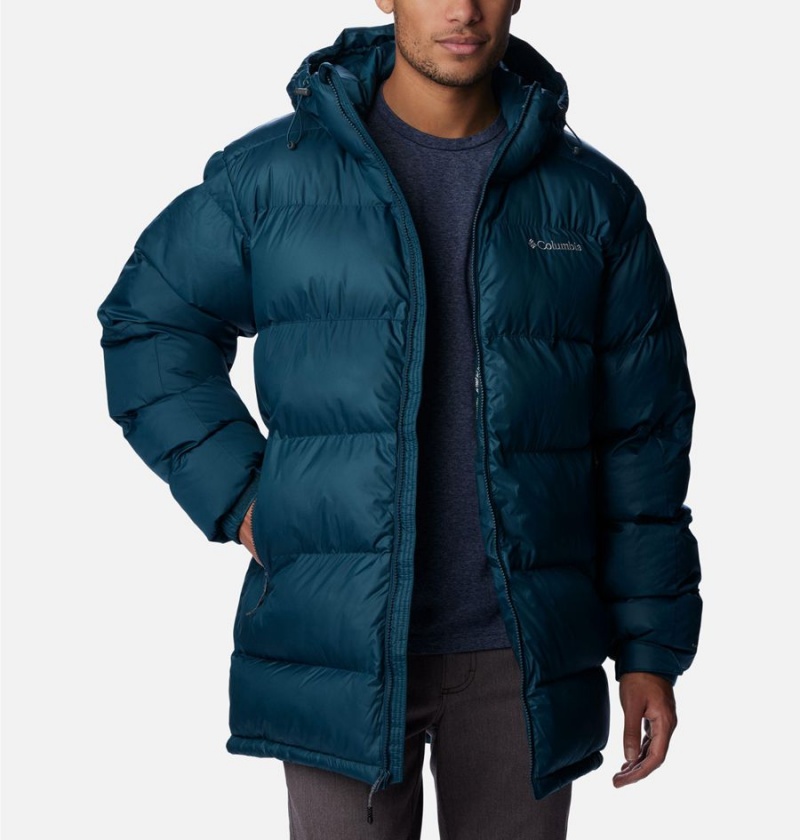 Columbia Pike Lake Parka Insulated Men's Puffer Jacket Navy | FJXLQS-172
