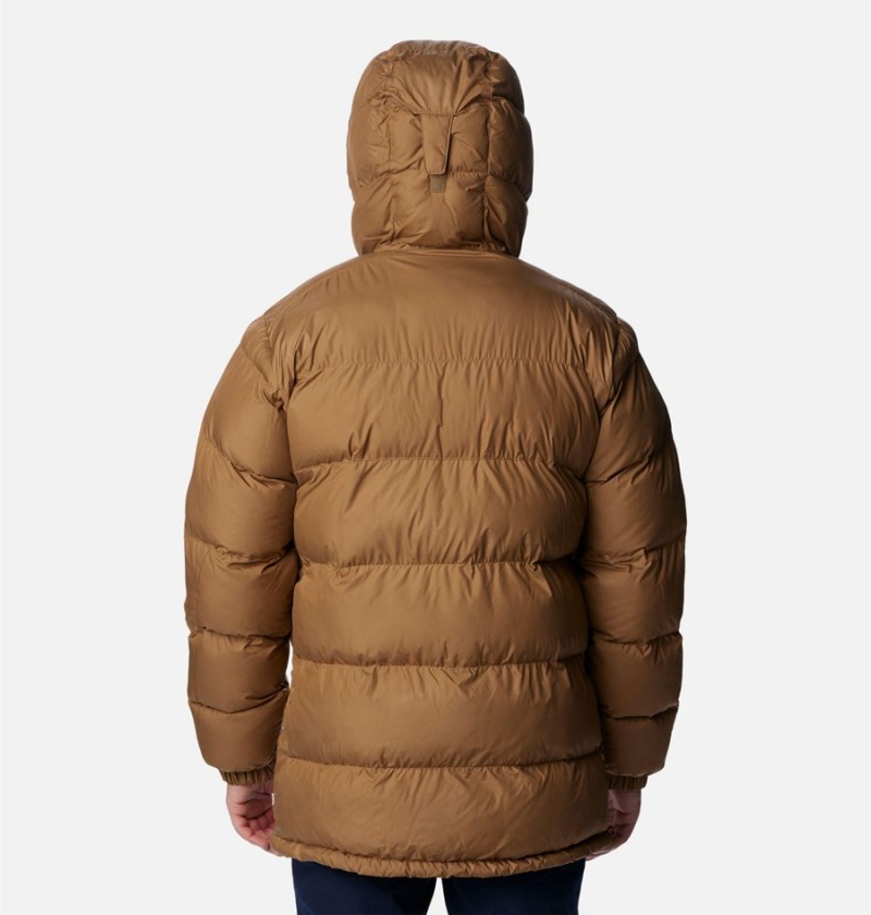 Columbia Pike Lake Parka Insulated Men's Puffer Jacket Brown | DFMEUT-062