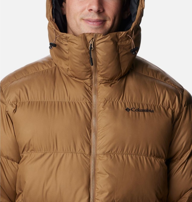 Columbia Pike Lake Parka Insulated Men's Puffer Jacket Brown | DFMEUT-062