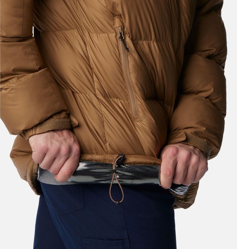 Columbia Pike Lake Parka Insulated Men's Puffer Jacket Brown | DFMEUT-062