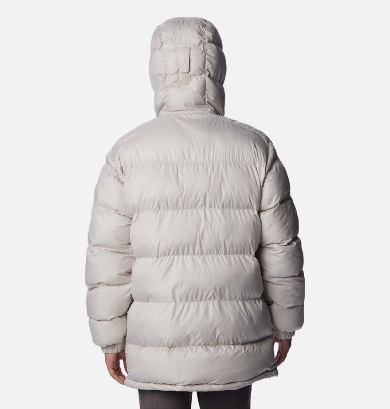 Columbia Pike Lake Parka Insulated Men's Puffer Jacket White | GHQCJL-897