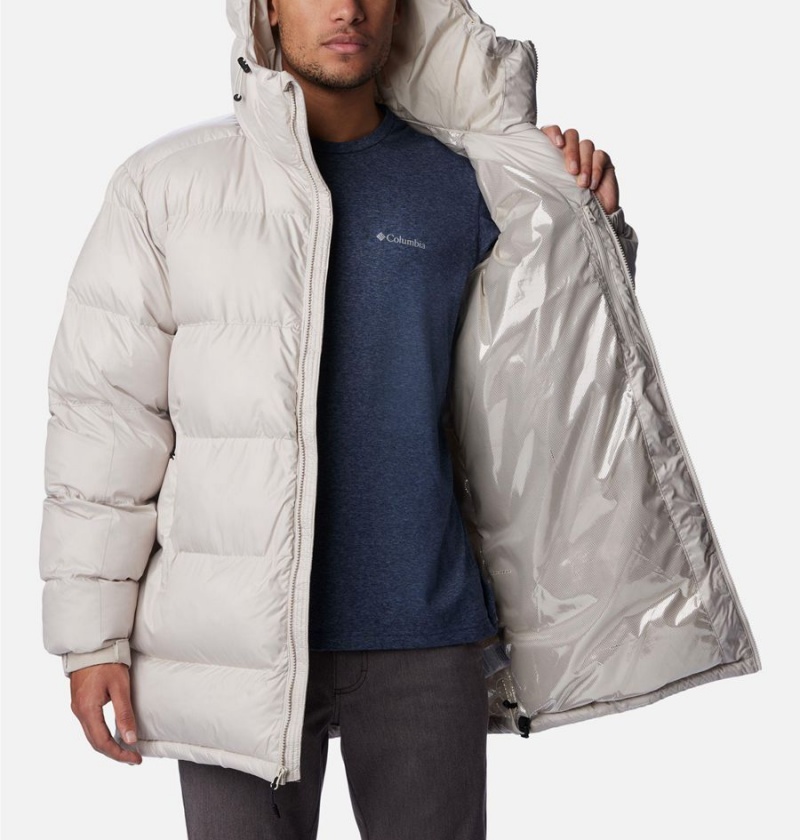 Columbia Pike Lake Parka Insulated Men's Puffer Jacket White | GHQCJL-897
