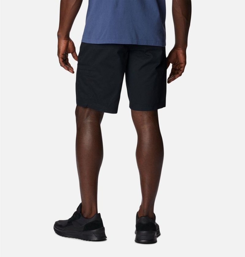 Columbia Pine Canyon Cargo Men's Shorts Black | LSCVMJ-687
