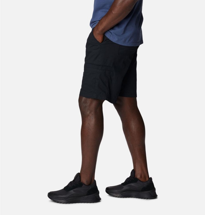 Columbia Pine Canyon Cargo Men's Shorts Black | LSCVMJ-687