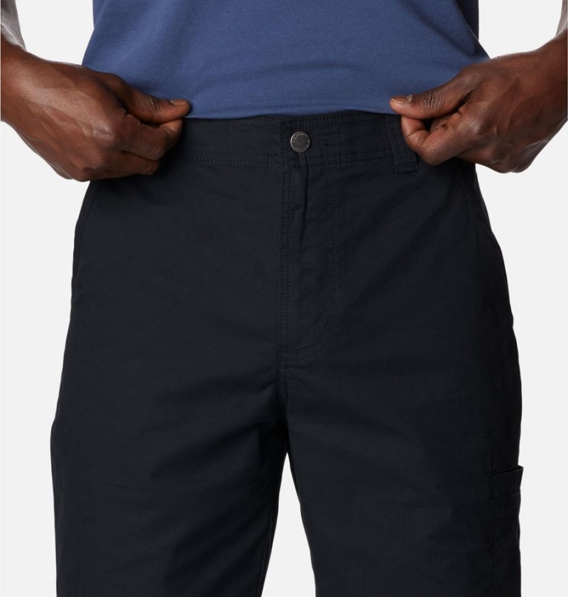 Columbia Pine Canyon Cargo Men's Shorts Black | LSCVMJ-687