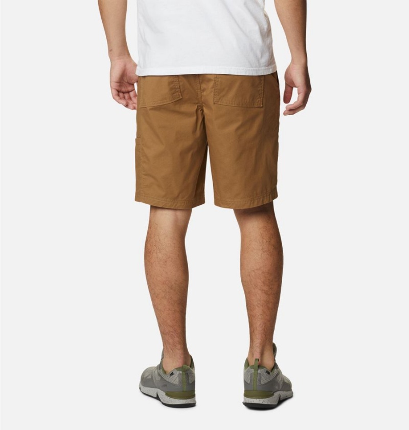 Columbia Pine Canyon Cargo Men's Shorts Brown | BCPXGT-031