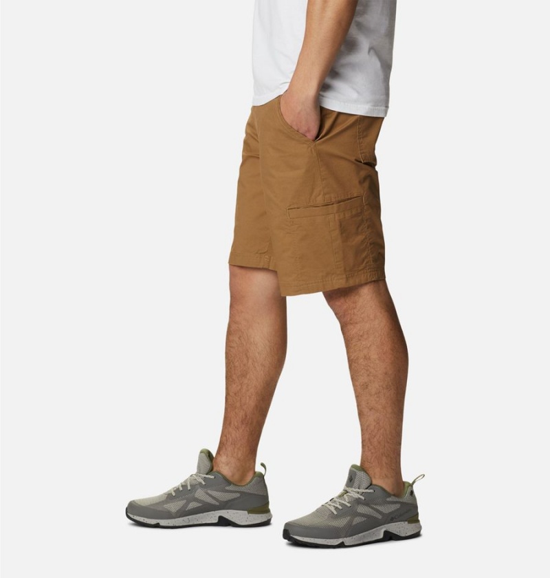 Columbia Pine Canyon Cargo Men's Shorts Brown | BCPXGT-031