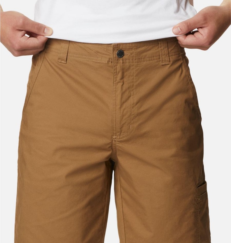 Columbia Pine Canyon Cargo Men's Shorts Brown | BCPXGT-031