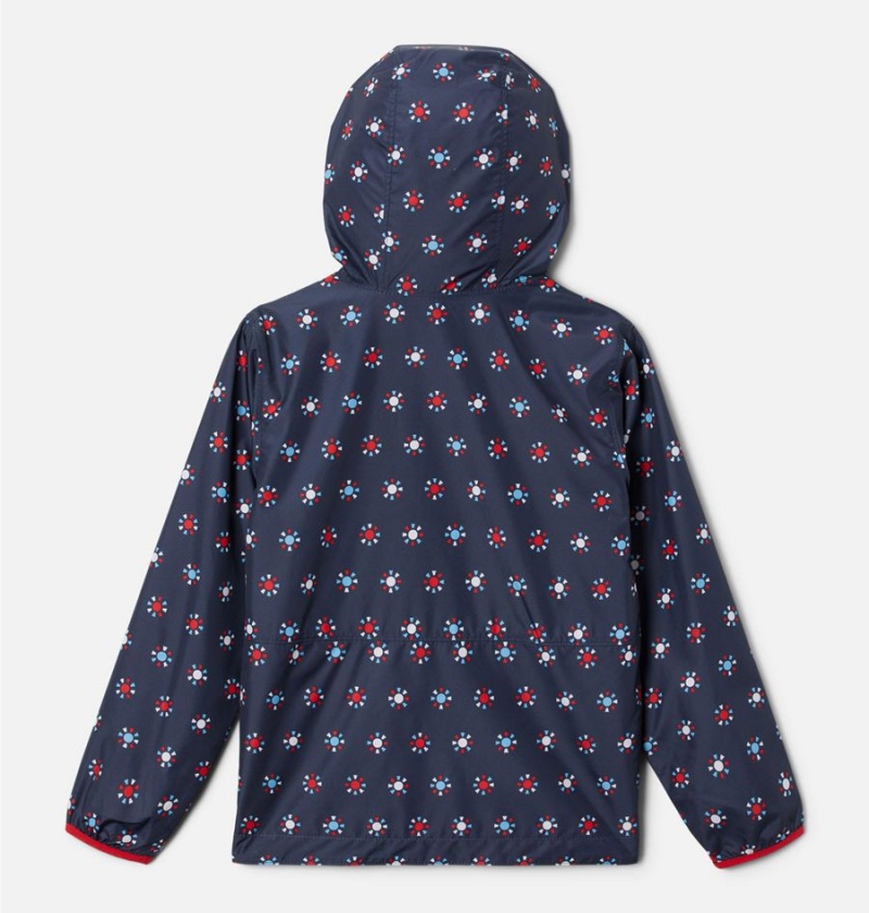Columbia Pixel Grabber Reversible Kids' Jacket Navy | IWAYHU-218