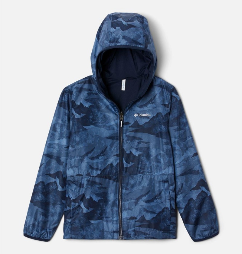 Columbia Pixel Grabber Reversible Kids\' Jacket Navy | RMQVTL-923