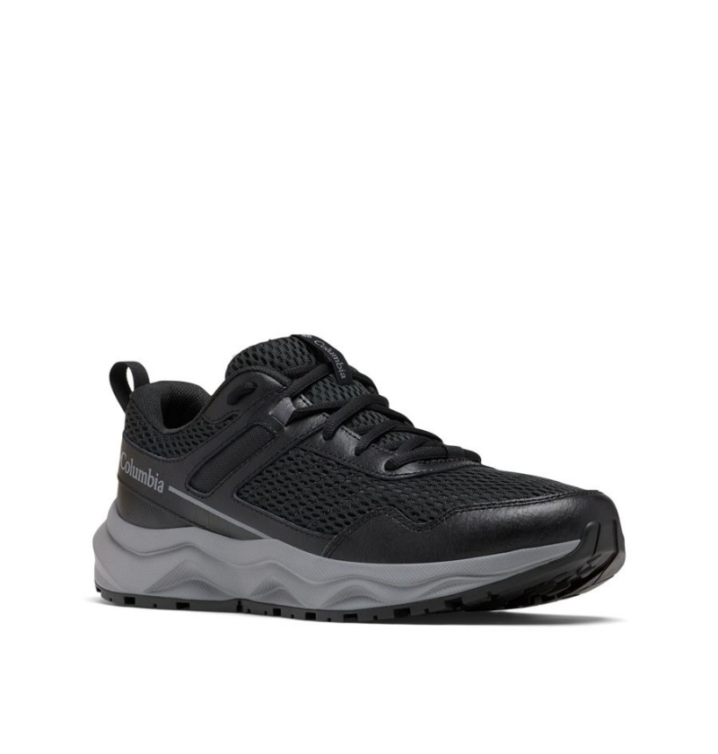Columbia Plateau Men's Sneakers Black | KLUPJV-348