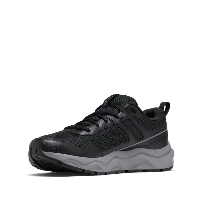 Columbia Plateau Men's Sneakers Black | KLUPJV-348