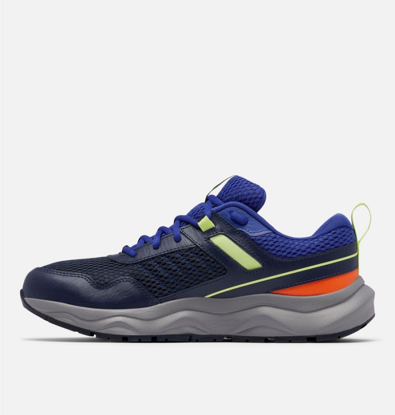 Columbia Plateau Men's Sneakers Navy | HJTWQX-820