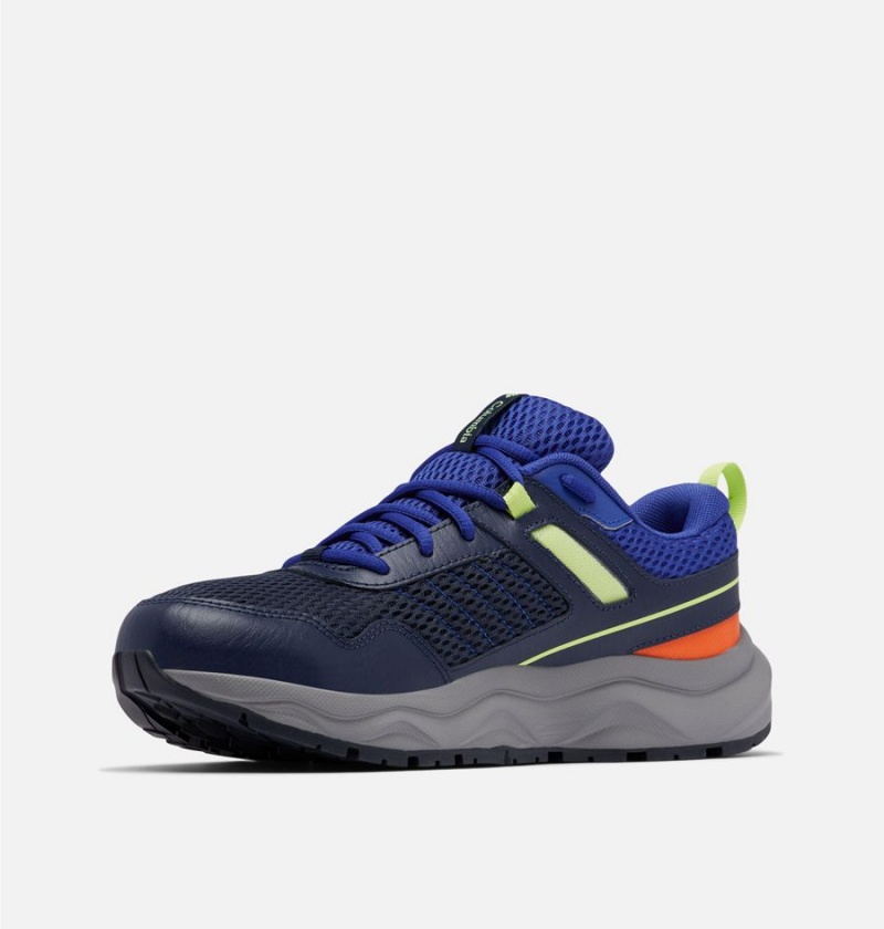 Columbia Plateau Men's Sneakers Navy | HJTWQX-820