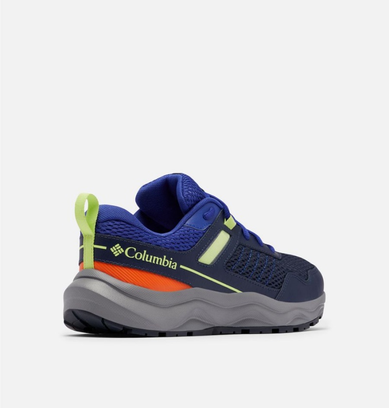 Columbia Plateau Men's Sneakers Navy | HJTWQX-820