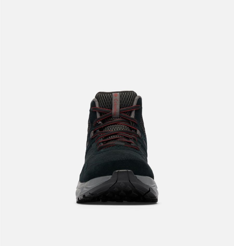 Columbia Plateau Venture Mid Men's Hiking Shoes Black | OIEUDN-261