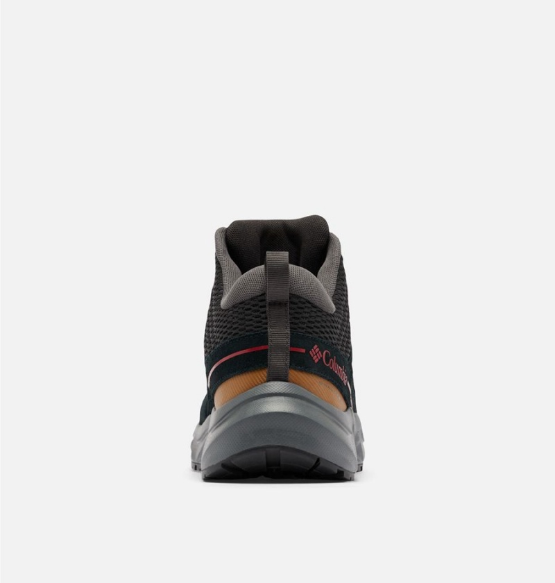 Columbia Plateau Venture Mid Men's Hiking Shoes Black | OIEUDN-261
