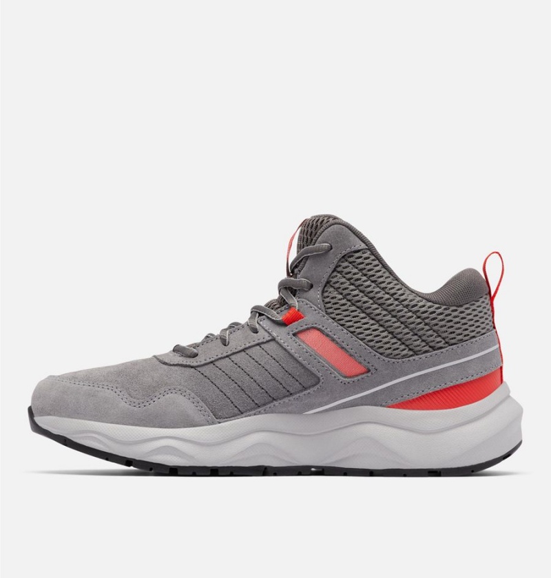 Columbia Plateau Venture Mid Men's Hiking Shoes Grey | CODURZ-087
