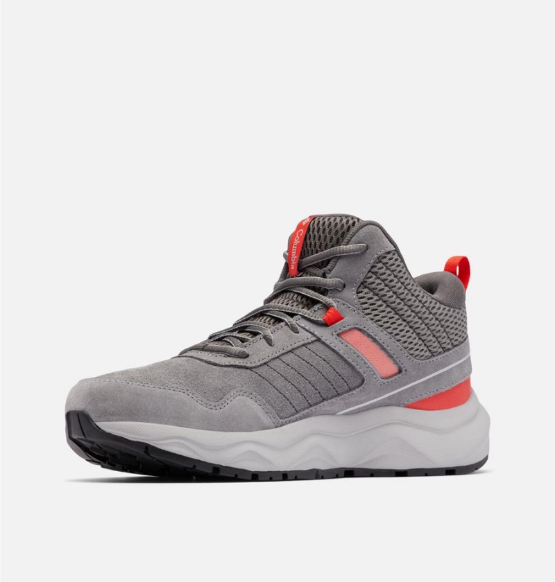 Columbia Plateau Venture Mid Men's Hiking Shoes Grey | CODURZ-087