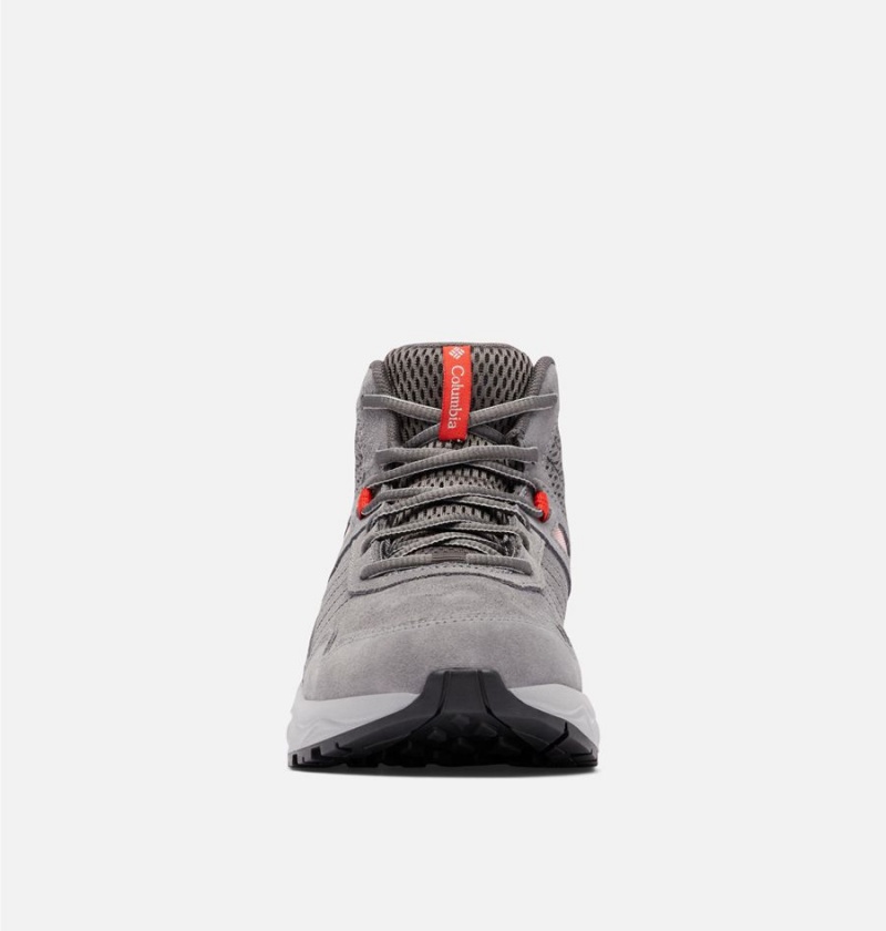 Columbia Plateau Venture Mid Men's Hiking Shoes Grey | CODURZ-087