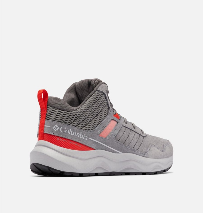 Columbia Plateau Venture Mid Men's Hiking Shoes Grey | CODURZ-087