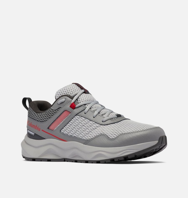 Columbia Plateau Waterproof Men's Hiking Shoes Grey | YMKTER-194
