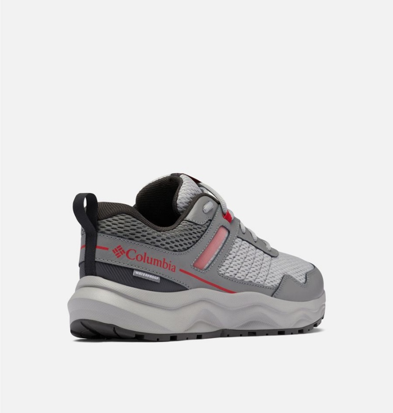 Columbia Plateau Waterproof Men's Hiking Shoes Grey | YMKTER-194