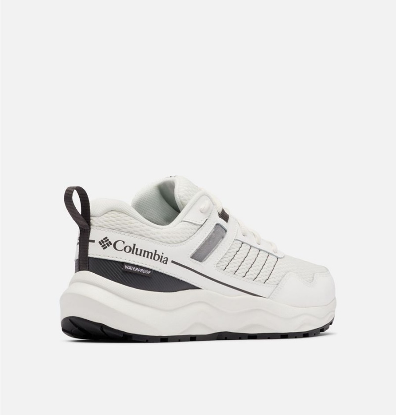 Columbia Plateau Waterproof Men's Hiking Shoes White | ADQJIT-712